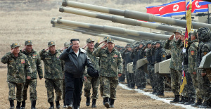 Corea del Norte: Kim Jong-un presenta y prueba un nuevo tanque de batalla