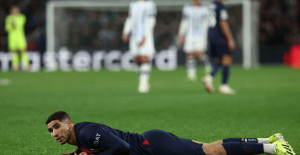 Liga de Campeones: Achraf Hakimi no jugará la ida de cuartos de final si el PSG se clasifica