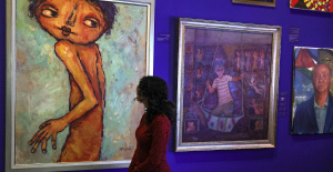 En Cisjordania, una exposición para preservar el arte palestino procedente de Gaza