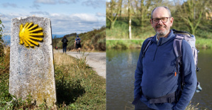 “Caminar hacia Compostela me salvó la vida”: pierna amputada, Hervé prepara su segunda peregrinación con una prótesis