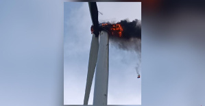 Loira Atlántico: un aerogenerador se incendia y el parque se cierra
