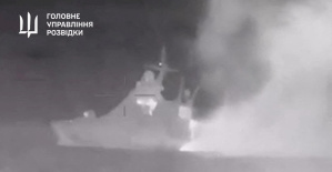 Guerra en Ucrania: Kiev afirma haber destruido un buque de guerra ruso en el Mar Negro
