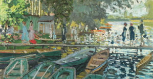 Nueve días de impresionismo: verano de 1869, Monet y Renoir con los pies en el agua
