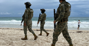 México: el ejército enviado a las playas de Yucatán para proteger a los turistas