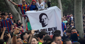 Liga de Campeones: Dembélé, objetivo de la afición del Barcelona antes del partido