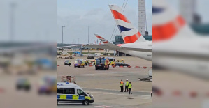 Londres: colisión entre dos aviones en la pista del aeropuerto de Heathrow