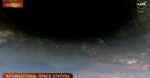 La NASA revela imágenes del eclipse solar filmadas desde la ISS