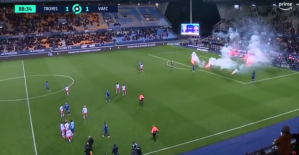 Ligue 2: Troyes-Valenciennes detenido por chorros de humo (vídeo)